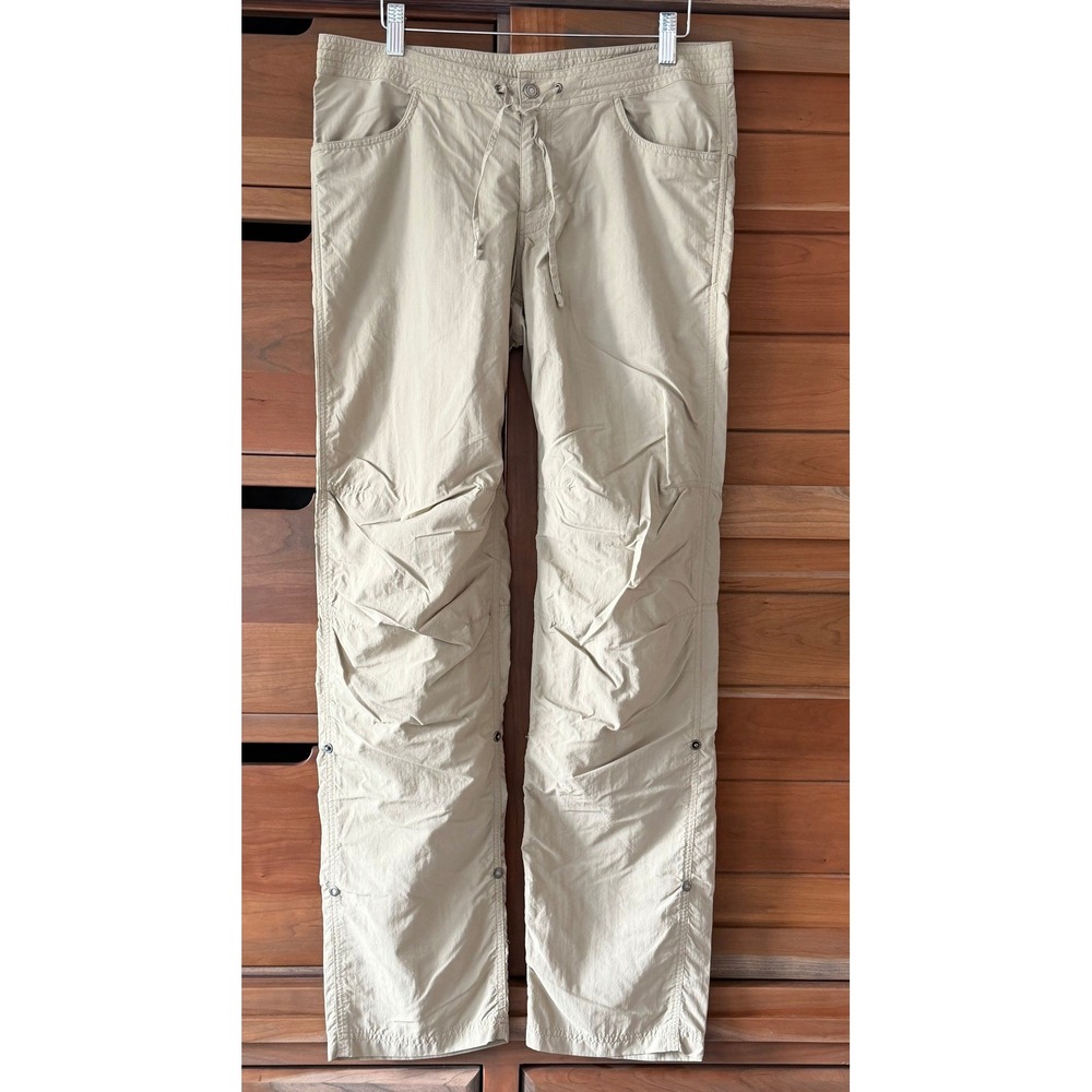 Exofficio Women's Size 6 Insect Shield Damselfly Roll Up Pants Quick Dry Khaki‎
